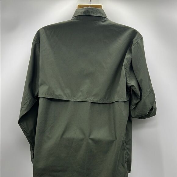 5.11 Tactical Green Casual Button Down Shirt Durable Design - Picture 8 of 9